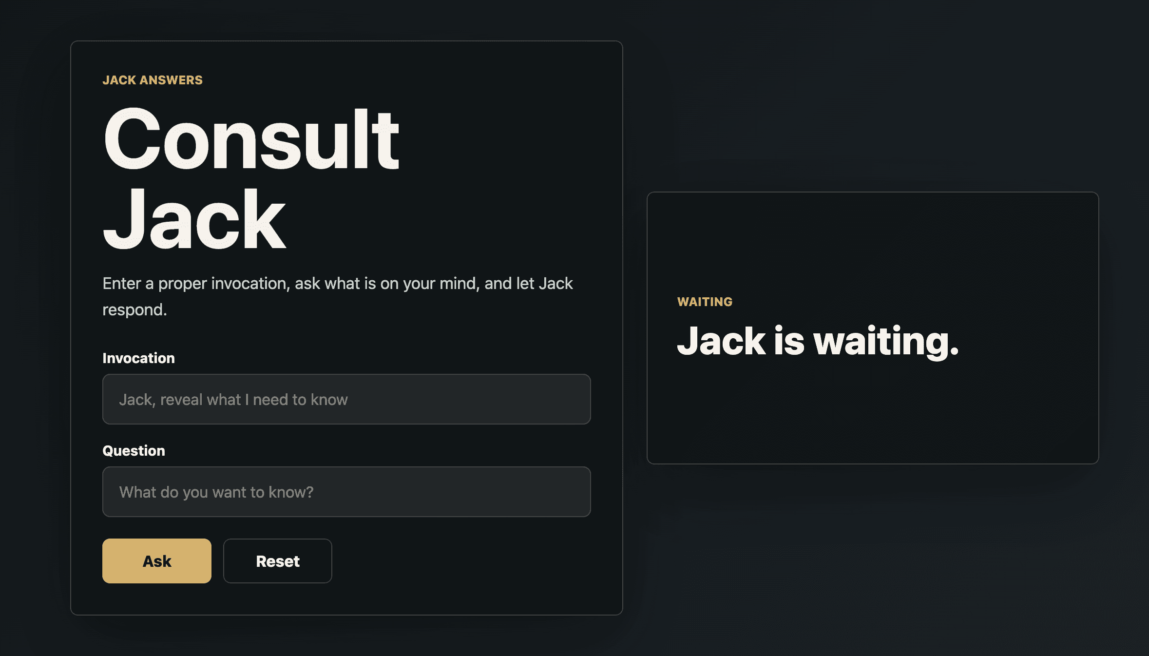 Jack Answers